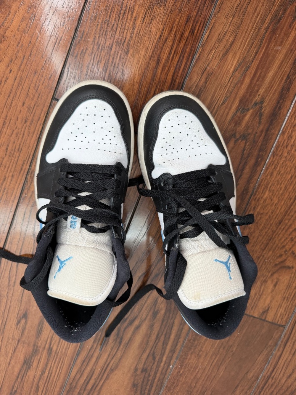Nike Air Jordan 1 Low "black/university blue/white" sneakers 7.5